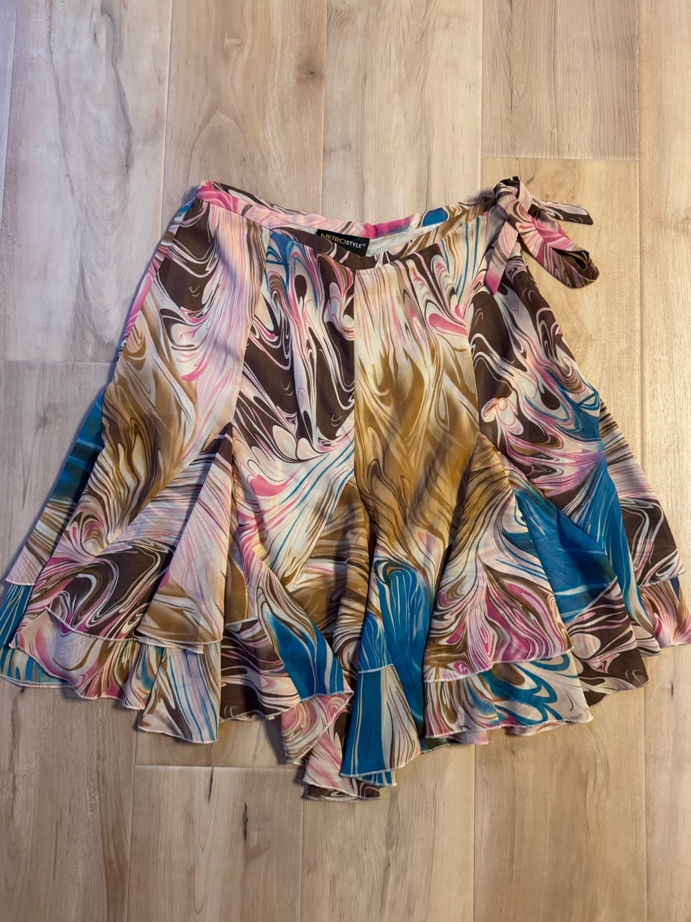 Vintage Y2K MetroStyle Marble Skirt
